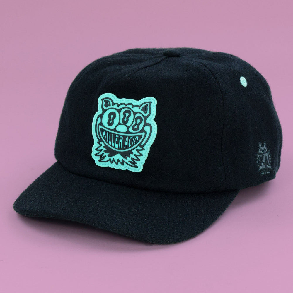 Haunted Glow Felt Hat by Killer Acid